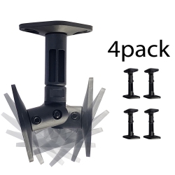 BOOST INDUSTRIES Cwsm Universal Home Theater Speaker Brackets, Tilt, Swivel (2 Pairs)