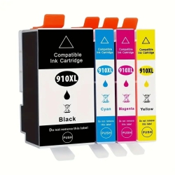 TONER4U 1 Set (Bk/c/m/y ) Compatible for HP 910Xl Ink Cartridge Combo