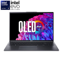 Acer Swift Go 16" Laptop - Iron (Intel Core Ultra 5 EVO/1TB SSD/16GB RAM/Windows 11)