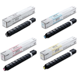 CANON 365 Days Warranty / Gpr-55| 0481C003Aa| 0482C003Aa| 0484C003Aa| 0483C003Aa / Genuine Gpr55, Toner Full Set (Bk, C, M, Y) By. Azx-Deals Canada