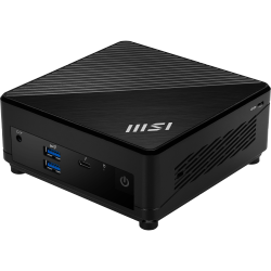 MSI Cubi 5 12M-086Bus, 0.7L Mini PC, Intel Core I3-1215U, Wifi 6, Bt 5.3, Duel Lan, Thunderbolt 4 Type C, Black, Non-Os