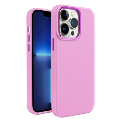 MOBILE MAGIC for Iphone 15 Premium Liquid Silicone With Metal Buttons And Camera Edges Case Cover - Rose In Pink