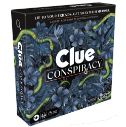 HASBRO GAMING Clue: Conspiracy 4-10 Players, Ages 14+, 45 Minutes