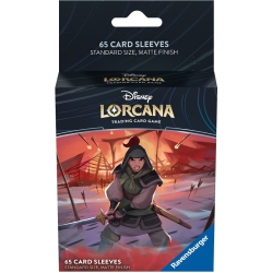 RAVENSBURGER Standard Size Disney Lorcana Card Sleeves: "mulan" (66MM X 89Mm) 65 Card Sleeves