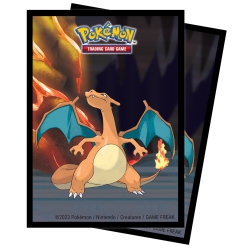 ULTRA PRO Standard Size Card Sleeves: "scorching Summit (Charizard)" (66MM X 91Mm) 65 Sleeves Per Pack