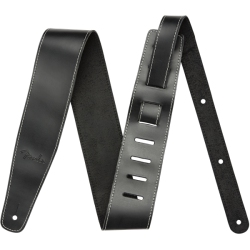 FENDER Broken-In Leather Guitar Strap - In Black
