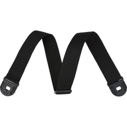 FENDER Quickgrip Locking End Super Soft Guitar Strap - Polypro In Black