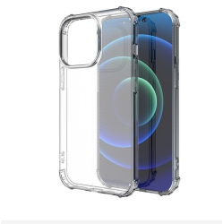 MOBILE MAGIC for Apple Iphone 11 Shockproof Transparent Thick Tpu Case Cover - Clear