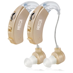 MEDCA Behind The Ear Sound Amplifier - Bte Hearing Ear Amplification Device And Digital Sound Enhancer Psad for The Hard Of Hearing, Noise Reducing