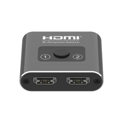 AXGEAR HDMI Splitter / HDMI Switch 2 Port Bi- Direction 4K Ultra HD 1 In 2 Out / 2 In 1 Out