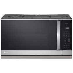 Open Box - LG Over-The-Range Microwave 2.1 Cu. Ft. - PrintProof Stainless Steel - Scratch & Dent