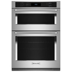 Kitchenaid 30" 6.4 Cu. Ft. Combination True Convection Electric Wall Oven (KOEC530PSS) -Stainless Steel