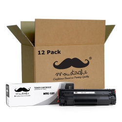 MOUSTACHE Canon 137 9435B001 Compatible Toner Cartridge - ® - 12/pack In Black