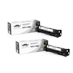 MOUSTACHE Canon 118Bk 2662B001Aa Remanufactured Toner Cartridge - ® - 2/pack In Black