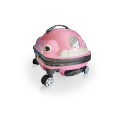 TUCCI -Kids Dashmobile Hard-Shell Ride-On Suitcase Luggage - In Pink