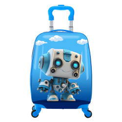 TUCCI Italy Kids Children Luggage- 18In-Robo Kid