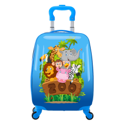 TUCCI ITALY Zooland Kid 18" Hardside Kids Travel Luggage