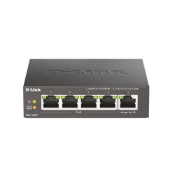 D-LINK Dgs-1005P 5-Port Desktop Gigabit Poe+ Switch (Dgs-1005P)