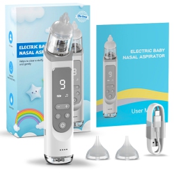 IMGADGETS Baby Nasal Aspirator | Nose Sucker | Electric Baby Nasal Care | Automatic Baby Nose Cleaner| USB Rechargeable| 9 Snot Sucker Modes | Music