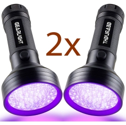 GEARLIGHT Uv Flashlight Light From 68 Led Light Flashlight Dog/cat Pet Urine Detector, Bed Bug, Resin Curing, Dog Stain, And Carpet Odor Eliminator