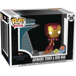 POP Marvel Avengers 3.75 Inch Action Figure Exclusive - Avengers Tower & Iron Man #35