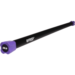PRISP Weighted Exercise Workout Bar - Total Body Weight Bar for Home Gym, Fitness, Yoga And Strength Training