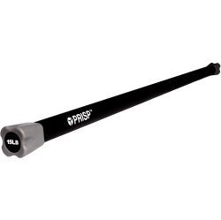 PRISP Weighted Exercise Workout Bar - Total Body Weight Bar for Home Gym, Fitness, Yoga And Strength Training