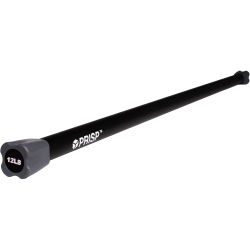 PRISP Weighted Exercise Workout Bar - Total Body Weight Bar for Home Gym, Fitness, Yoga And Strength Training