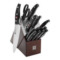 ZWILLING Twin Signature 15 Piece Self Sharpening Block Set In Brown