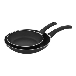 HENCKELS Everlift 2 Piece Aluminum Fry Pan Set - In Black