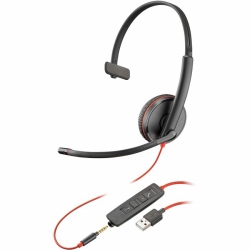 POLY 3215 Blackwire 3215 Monaural USB-A Headset Taa (8M3Y1Aaaba)