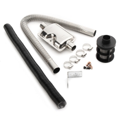 LAB INSTRUMENTS & E 24MM Exhaust Silencer & 25MM Filter Exhaust And Intake Pipe for Air Diesel Heater Accessories