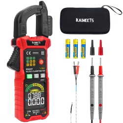 DIGITAL MULTIMETERS Eu Direct Kaiweets 602 Digital Clamp Meter Ac/dc 600V 600A HD Color Screen Intelligent Mode Precision Tool for Safe Measurements