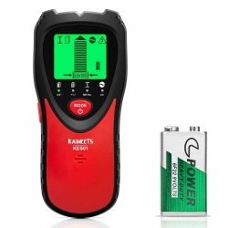METAL DETECTORS Us Eu Direct Kaiweets Kes01 Stud Finder Wall Scanner \w Tricolor Backlight 5-In-1 Functionality for Metal Wood Ac Wires Detection