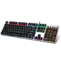 KEYBOARDS & MOUSE Aula F2088 104 Keys Mechanical Keyboard RGB Backlit Punk E-Sports Gaming Keyboard Absorbable Hand Rest