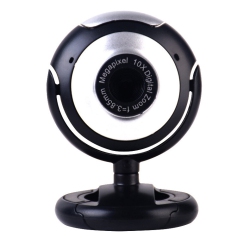 WEBCAMS 480P 30W Pixel HD Free Drive 360 Rotation USB Webcam Manual Focus Conference Live Computer Camera Built-In Noise Reduction Microphone for PC