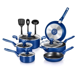 NUTRICHEF Kitchenware Pots & Pans - Stylish Kitchen Cookware Set, Non-Stick (13-Piece Set)