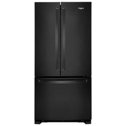Réfrigérateur Deux Portes 22,1 Pi³ 33 Po Avec Distributeur D'eau De Whirlpool (Wrff5333Pb) - Noir