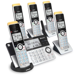 VTECH Refurbished-Good V-Tech 5-Handset Phone System With Connect to Cell