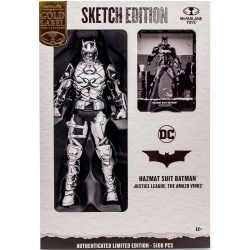 DC Multiverse Kjustice League The Amazo Virus 7 Inch Action Figure Sketch Edition Exclusive - Hazmat Suit Batman