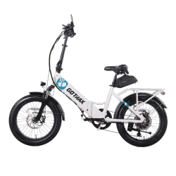 GOTRAX F2V2 Folding Electric Bike for Adults, 500W/48V 10.4Ah/32Kph/64Km/20" X 3" Fat Tire E-Bike With Lcd Display