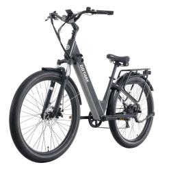GOTRAX Cti 2 Electric Bike - 27.5" Pneumatic Tires, 350W Motor, Top Speed 32 Km/h, Range Up to 80Km, Pedal Assist, 6-7 Hr Charge Time, Aluminum Alloy