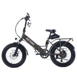 GOTRAX F3V2 Folding Electric Bike for Adults, 500W/48V 13.6Ah/32Kph/98Km/20" X 4" Fat Tire E-Bike With Lcd Display
