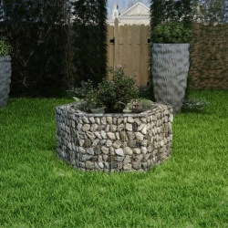 VIDAXL Hexagonal Gabion Raised Bed 39.4"x35.4"x19.7