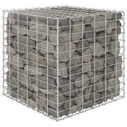 VIDAXL Cube Gabion Raised Bed Steel Wire 23.6"x23.6"x23.6