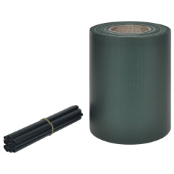 VIDAXL Garden Privacy Screen Pvc 70X0.19 M In Green