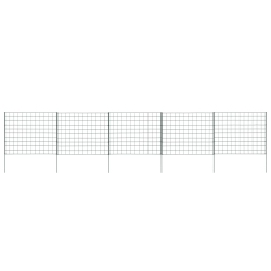 VIDAXL Garden Fence Set 77.5X64 Cm In Green