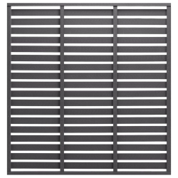 VIDAXL Fence Panel Wpc 180X180 Cm In Grey