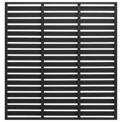 VIDAXL Fence Panel Wpc 180X180 Cm In Black