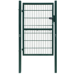 VIDAXL 2D Fence Gate (Single) 41.7" X 66.9" In Green